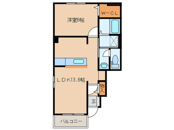 グランドヒルズⅠの物件間取画像